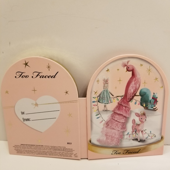 NIP Too Faced Let It Snow Globe “Peacock” Eye/Face Makeup Palette - Picture 4 of 11
